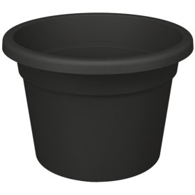 Plastikinis vazonas PREMIUM, antracito sp., 24,7 x 17,6 cm.