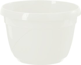 Plastikinis vazonas TVIST, 18,8 x 12,8 cm., baltas.