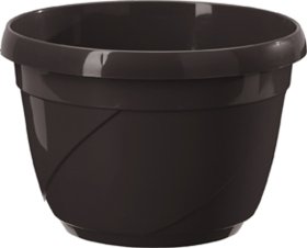 Plastikinis vazonas TVIST, 18,8 x 12,8 cm., juodas.