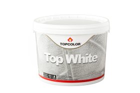 Lateksiniai dažai TOPCOLOR Top White, 10 l, balti, visiškai matiniai, luboms