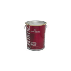 Vandeniniai vidaus dažai TOPCOLOR Ceramic Ultra Mat, 1 l, balti, visiškai matiniai, luboms