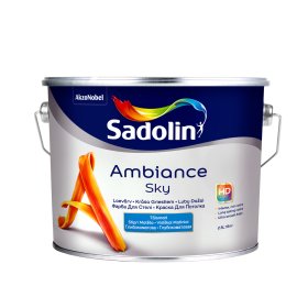 Vandeniniai lubų dažai SADOLIN Ambiance Sky, 2,5 l, balti, visiškai matiniai