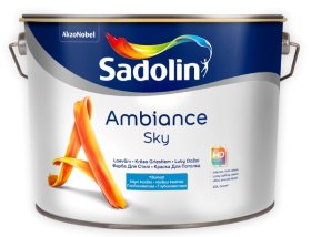 Vandeniniai lubų dažai SADOLIN Ambiance Sky, 10 l, balti, visiškai matiniai