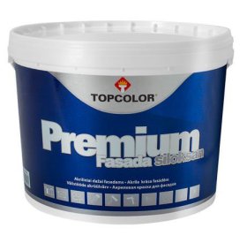 Fasadiniai dažai TOPCOLOR Premium Fasada Siloksan, 10 l
