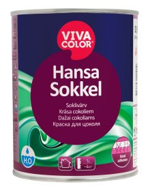 Akriliniai cokolių dažai VIVACOLOR Hansa Sokkel, 0,9 l, A bazė, balti, matiniai