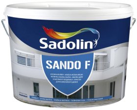 Mineralinių fasadų ir cokolių dažai SADOLIN Sando F, 10 l, BW bazė, visiškai matiniai, vandeniniai