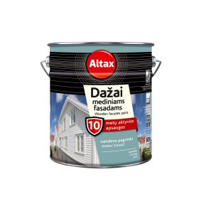Vandeniniai dažai ALTAX, mediniams fasadams, žalia, 0,75 l