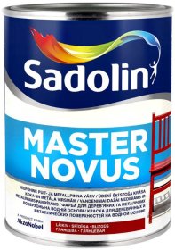 Vandeniniai alkidiniai dažai SADOLIN Master Novus 70, 1 l, BW bazė, balti, blizgūs