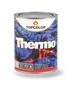 Radiatorių dažai TOPCOLOR Thermo, 1 l, balti, pusiau blizgūs