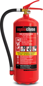 Gesintuvas OGNIOCHRON GP6KG, 6 kg, miltelinis, su monometru