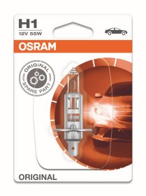 Automobilinė lemputė OSRAM, H1 55W/12V, halogeninė