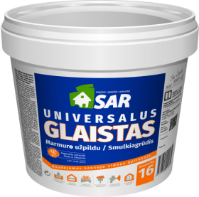 Universalus glaistas SAR, 16 kg, su marmuro užpildu (kibire)