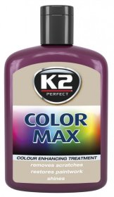 Kėbulo polirolis K2 Color max, bordo spalva, 200 ml