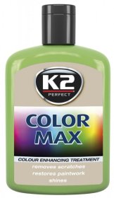 Kėbulo polirolis K2 Color max, šviesiai žalia spalva, 200 ml