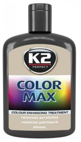 Kėbulo polirolis K2 Color max, juoda spalva, 200 ml
