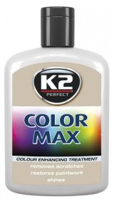 Kėbulo polirolis K2 Color max, balta spalva, 200 ml