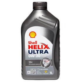 Variklinė alyva SHELL Helix Ultra, SP 0W-20, sintetinė, benzininiams varikliams, 1L