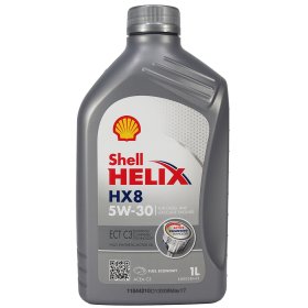 Variklinė alyva SHELL Helix HX8 ECT C3 5W-30, sintetinė, benzininiams, dyzeliniams ir dujiniams varikliams, 1L