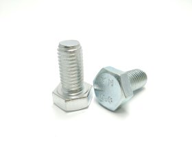 Varžtai šešiakampe galva PROFIX, ISO4017/DIN933, M8 x 16 mm, 8.8kl., cinkuoti, 10 vnt.