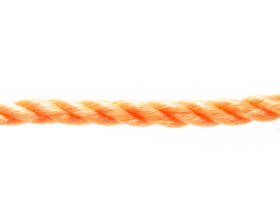 Suktas polipropileninis lynas POSAMO VAUKA, 8mm, oranžinės spalvos, 120 m