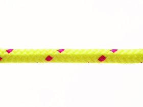 Pinta poliesterio virvė POSAMO VAUKA, 8mm, geltonos /rausvos spalvos, 80 m