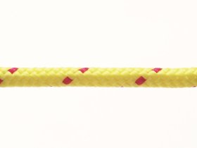 Pintas polipropileninis lynas POSAMO VAUKA, 6mm, ritinys, 20m, geltonos/raudonos spalvos