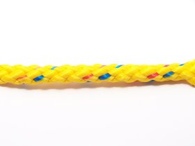 Pintas polipropileninis lynas POSAMO VAUKA, 8mm, geltonos/raudonos/mėlynos spalvos, 120 m