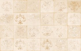 Plytelių keraminis dekoras KAI Latina 5979, 25 x 40 cm, 1,200 m2/dėž., smėlio spalvos, Bulgarija