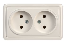 Kištukinis lizdas VILMA Sl+250, paviršinis, be įž., baltos sp., RP16-020