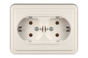 Kištukinis lizdas VILMA RP16-021 ST 150, baltos sp. su įž.