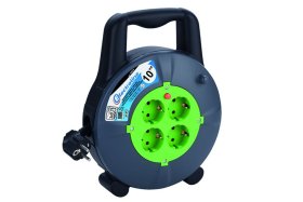 Ilgiklis ritė ELECTRALINE, 4 lizd., 10 m, su įž., 3 x 0,75, 10A, su apsauga vaikams ir nuo perkaitimo, 49001