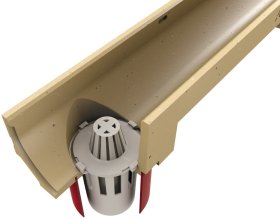 Plastikinis sifonas latakui ACO Euroline, d110 mm, 01666