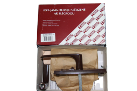 Spragtukas KURZEMES WC, ZŠČ1D-2 Su rankena, rudos spalvos, 33007 20 0Z-35824/22-WC