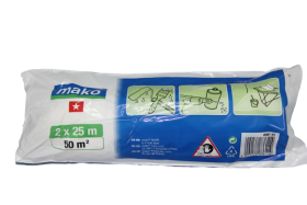 Apsauginė plėvelė MAKO Standart, 2 m x 25 m, 7 mk., 836101