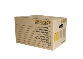 Gofrokartono dėžė MOKI VEŽI, 590 x 390 x 450 mm