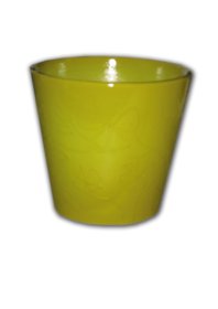 Keramikinis vazonas, KONUSAS, VKON-1, aukštis 14 cm., skersmuo 12 cm.