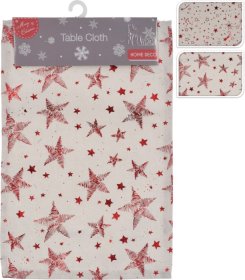 Kalėdinė staltiesė su raudonomis detalėmis, 30 x 45 cm