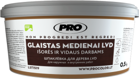 Glaistas medienai PRO Lvd, 0,5 kg, uosis