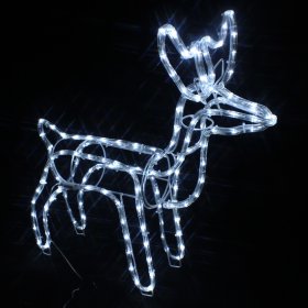 Šviečianti dekoracija Elnias SUNLUX A530820067, 144 LED, baltos sp., aukštis 63 cm, IP44