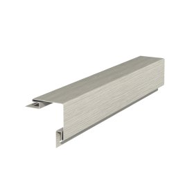 Išorinis PVC kampas SIDING VOX SVP12, Ilgis 3,05 m, sidabrinio kedro spalvos