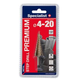 Pakopinis grąžtas SPECIALIST+ Premium, 4-20 mm
