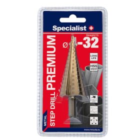 Pakopinis grąžtas SPECIALIST+ Premium, 4-32 mm