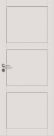Durų varčia VILJANDI FORTE 3T, 825 x 2040 mm, baltos sp., komplekte spynos korpusas
