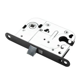 Įleidžiama spyna INOVO, 4520, PZ, skand.stand., su plokštele 045, juoda sp.