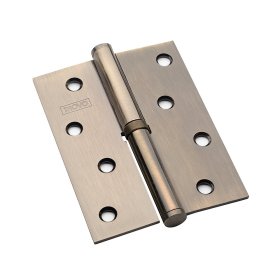 Durų vyris INOVO, 100 x 75 mm, dešininis 464 Sendintas žalvaris,OGR