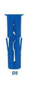 Kaištis RAWLPLUG UNO-K-08, d8, 0 x 32mm, 100 vnt.    