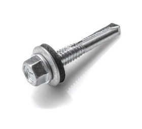 Stoginiai savisriegiai su tarpine KOELNER, su prailgintu grąžteliu, Zn, 5,5 x 38 mm, 12 vnt