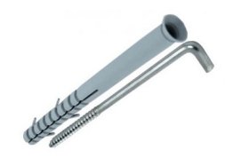 Vandens šildytuvo tvirtinimo komplektas KOELNER, prailginto išplėtimo, 10 x 80 mm, 2 vnt.