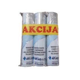 Vandens filtro kasečių rinkinys ATLAS SANCPP110, 10 mikronų, (2+1 vnt.)