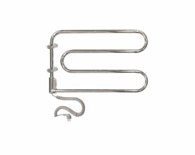 Rankšluosčių džiovintuvas-gyvatukas WELLMER Angis, Elektrinis, matmenys 34 x 54 cm, 2 bangų, nerūdijančio plieno 5900